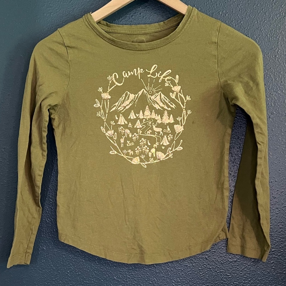 4 Girls’ Long Sleeve Shirt Bundle – Size 10 - Picture 2 of 13